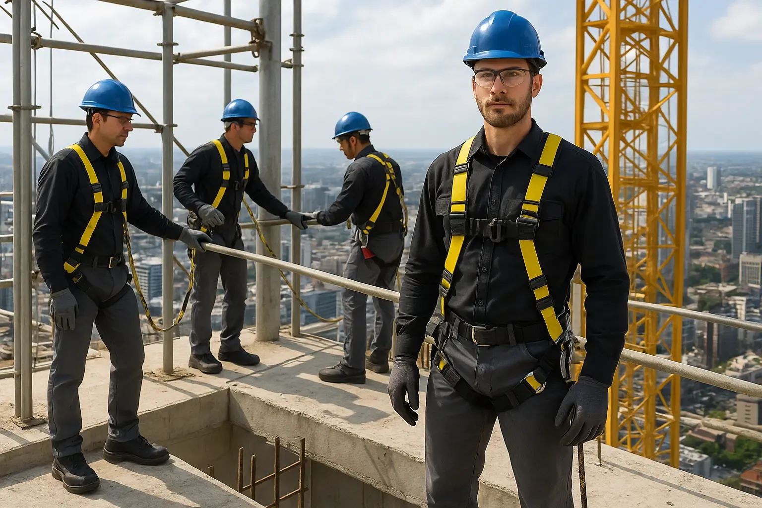 Equipo Kratos 360° en trabajo en alturas